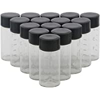 30 frascos de vidrio para reactivo químico con escala de vidrio de 5 ml